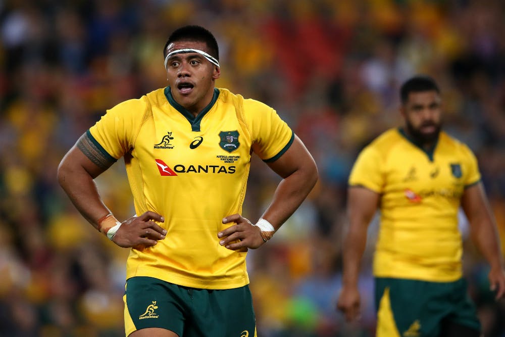 Allan Alaalatoa is set to sign a fresh five year extension with the Brumbies and Rugby Australia. Photo: Getty Images