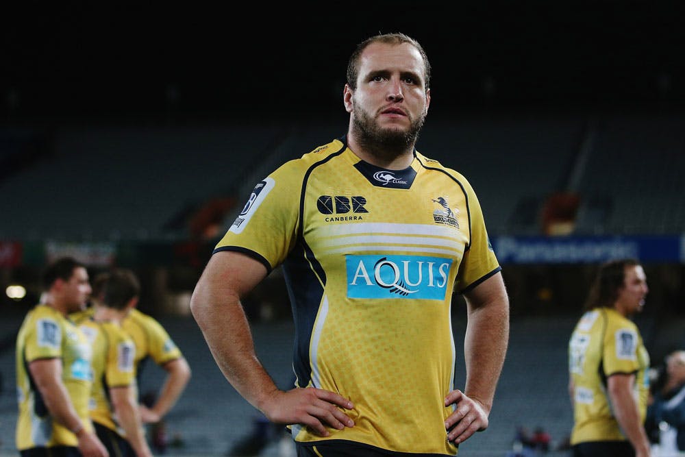 Ben Alexander could become the Brumbies' most-capped player. Photo: Getty Images"