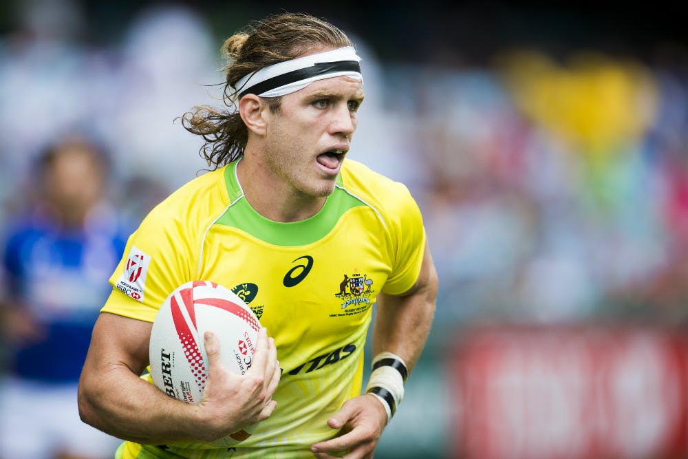 Tom Lucas shapes as a pivotal figure in the Aussie Sevens resurgence. Photo: Getty Images