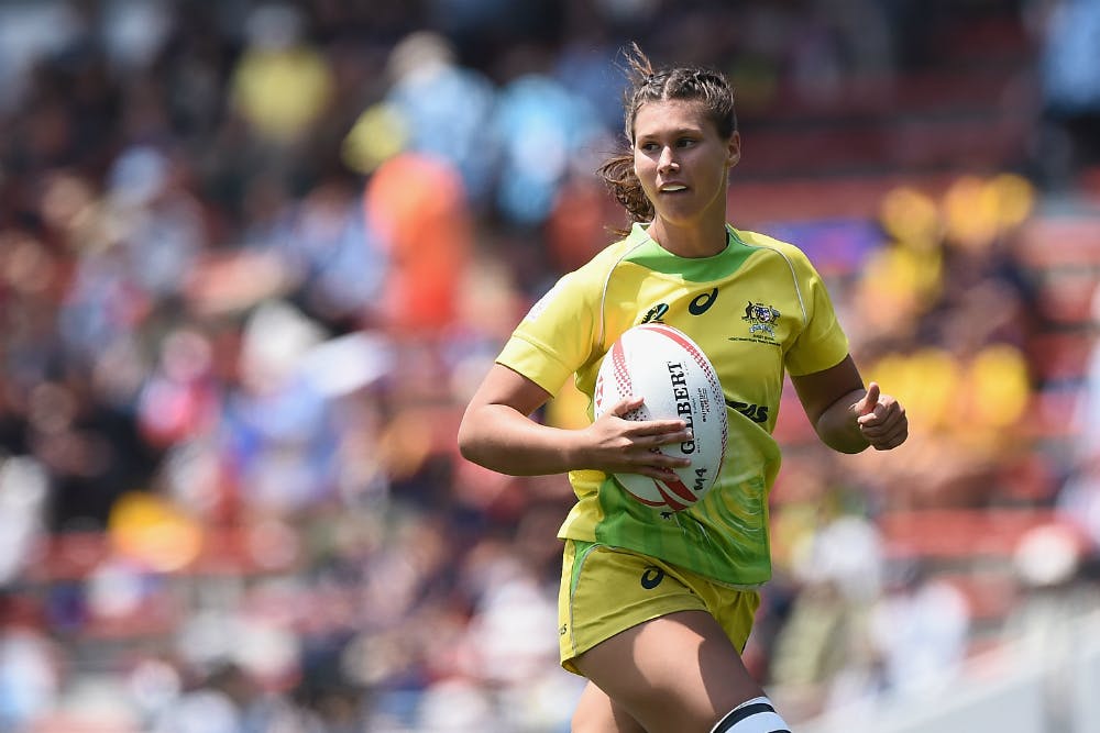 Demi Hayes and the Aussie Women's Sevens side are preparing for a huge 2017/18. Photo: Getty Images