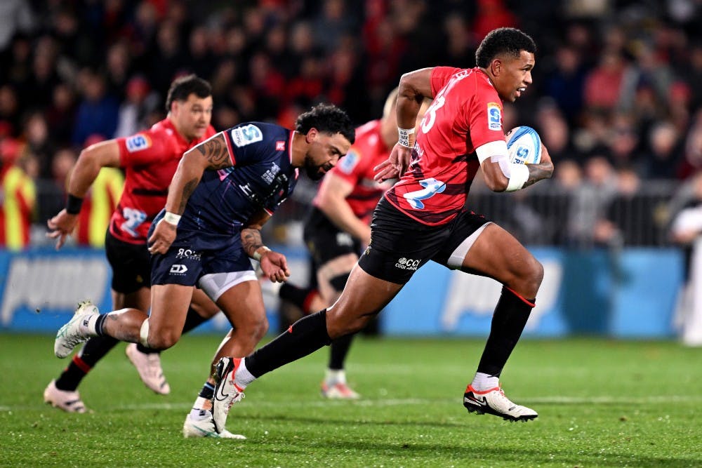 The Melbourne Rebels face the Crusaders in Christchurch. Photo: Getty Images

