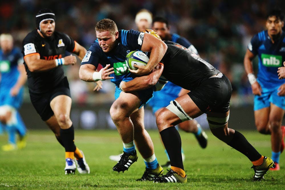 Nic Mayhew in action for the Blues. Photo: Getty Images