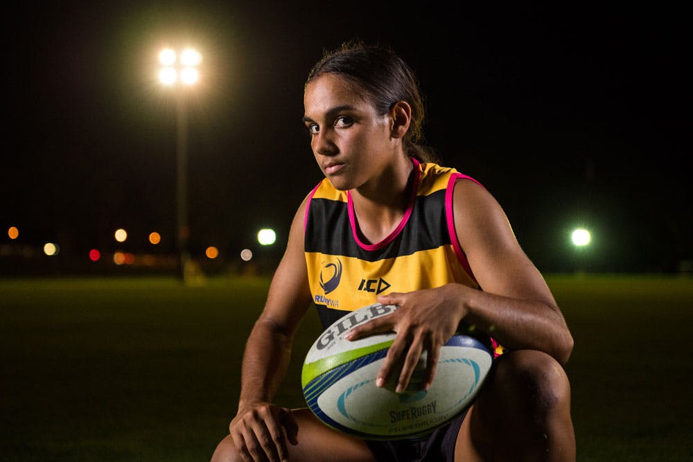 WA star Courtney Hodder is one of several fresh faces in the new Wallaroos squad. Photo: RUGBY.com.au/Stuart Walmsley