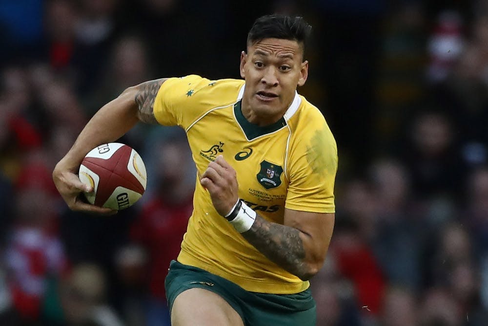 Israel Folau was influential against Wales. Photo: Getty Images