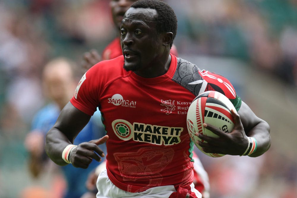 Collins Injera has refused to train with the Kenya Sevens. Photo: AFP