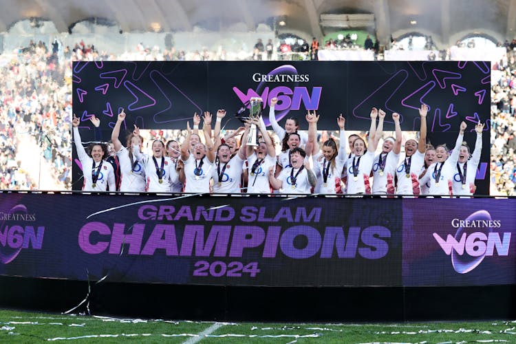 England's dominance in the Six Nations continued with their third Grand Slam. Photo: Getty Images