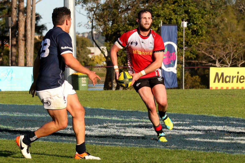 Robbie Coleman representing the UC Vikings against Queensland Country. Photo: QRU Media Unit