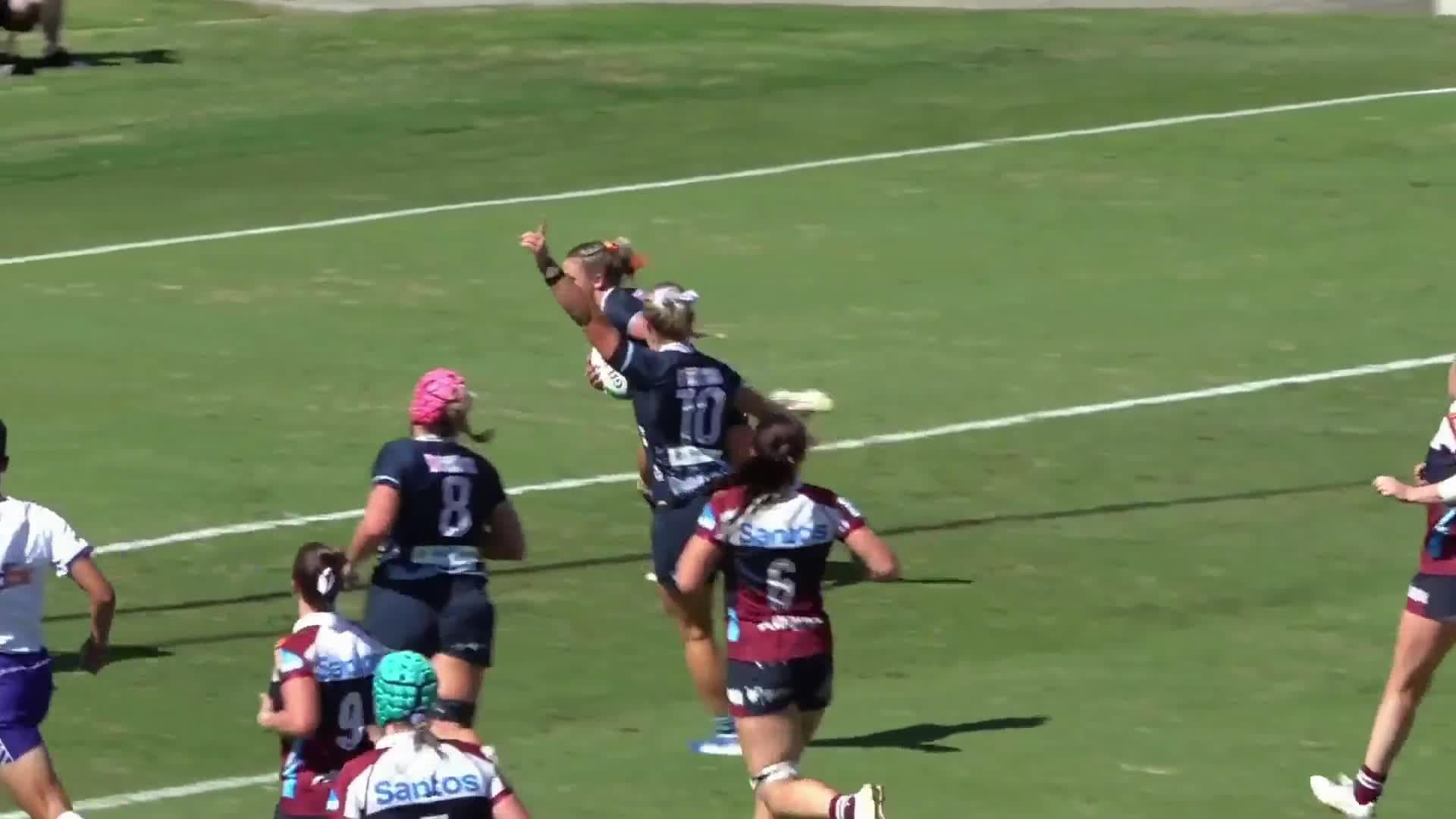 Georgina Friedrichs's Try v Queensland Reds Women | SRW 2025