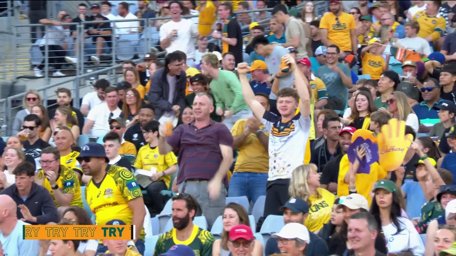 Fraser McReight's Try v New Zealand | Wallabies 2024