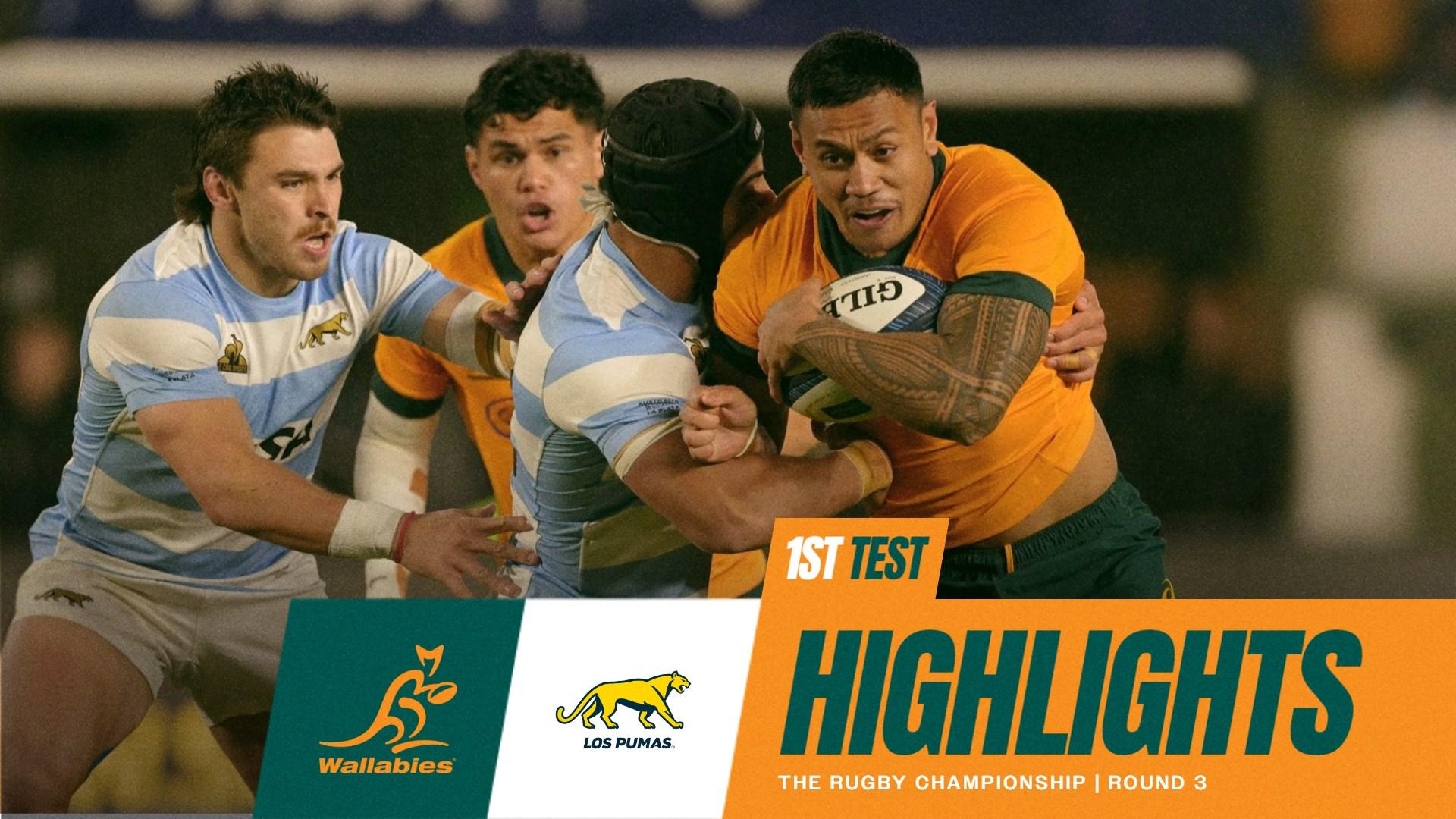 Argentina v Wallabies Highlights | First Test | TRC 2024