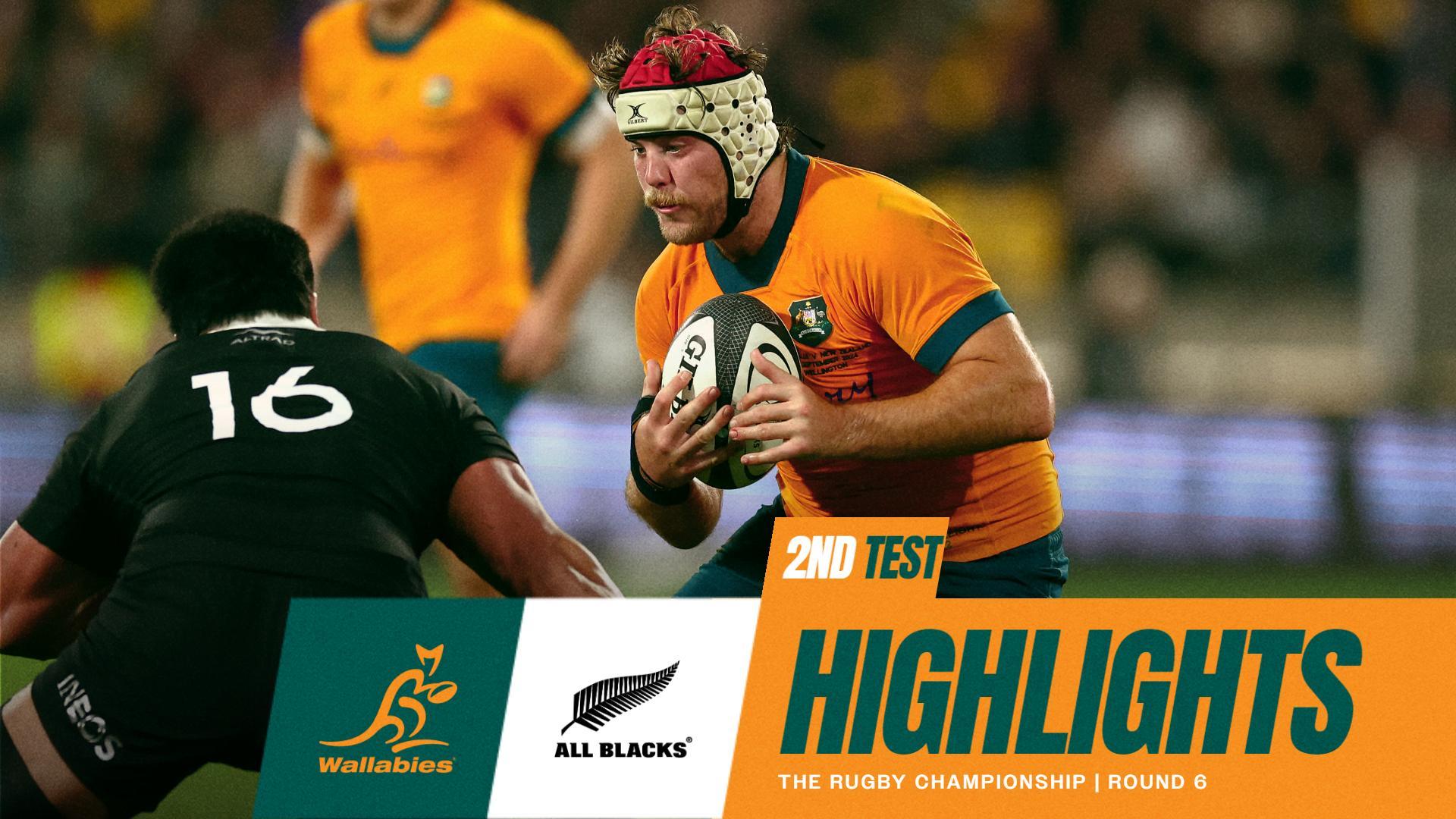 Wallabies v All Blacks Highlights | Second Test | TRC 2024