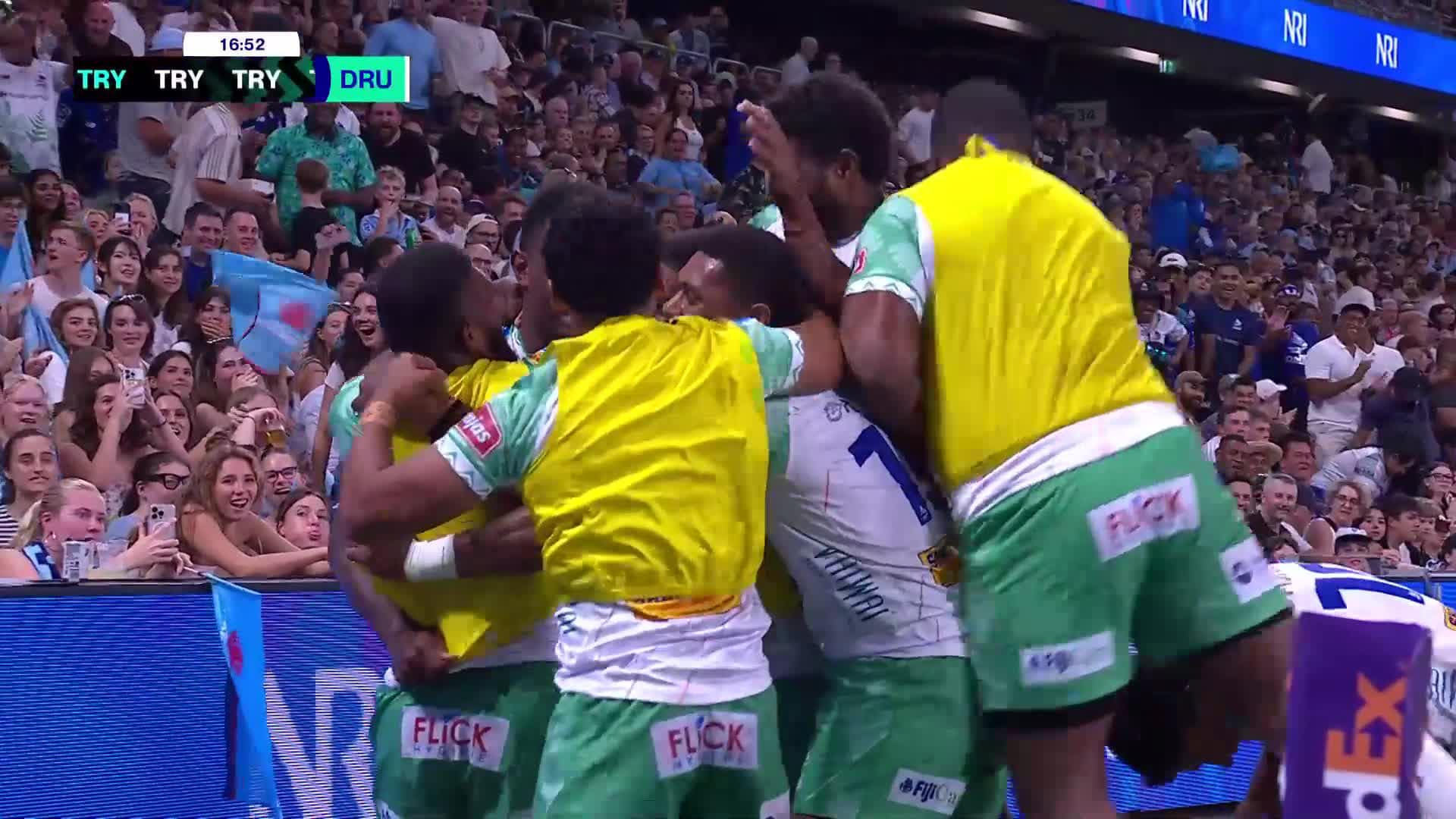 Vuate Karawalevu Try v NSW Waratahs | SRP 2025