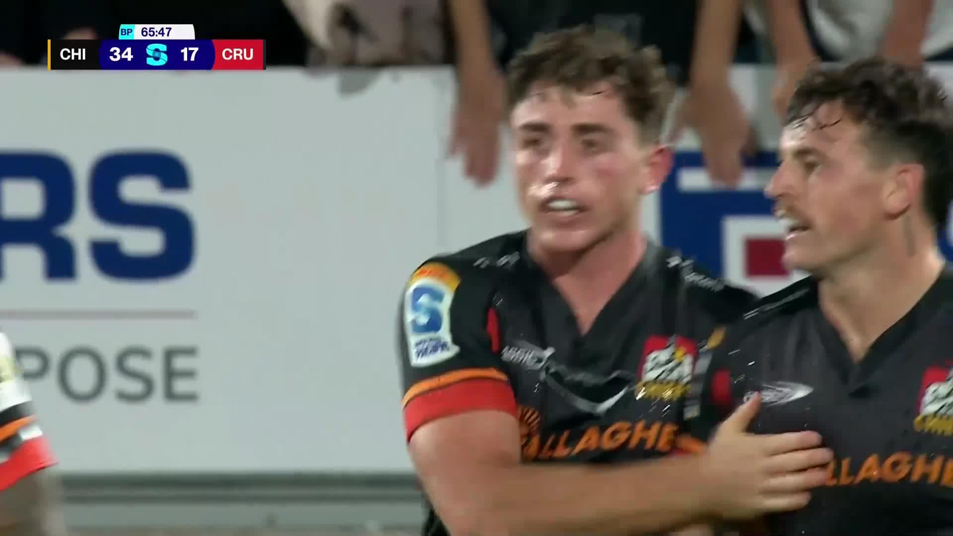 Josh Jacomb Try v Crusaders | SRP 2025