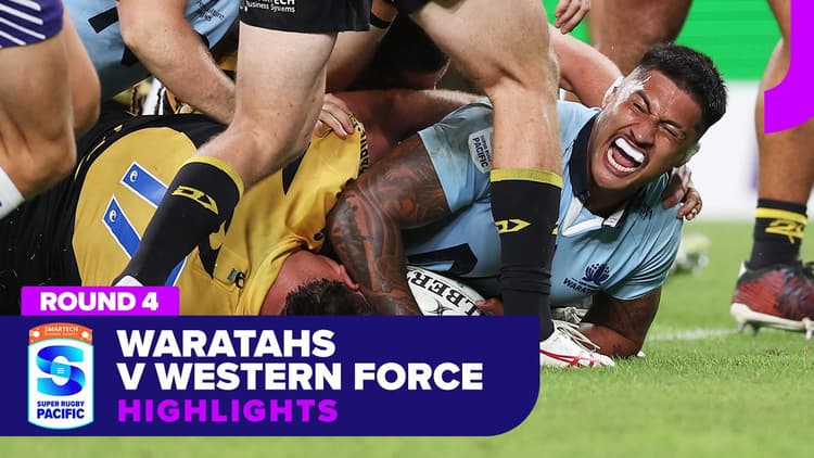 Waratahs v Western Force Highlights