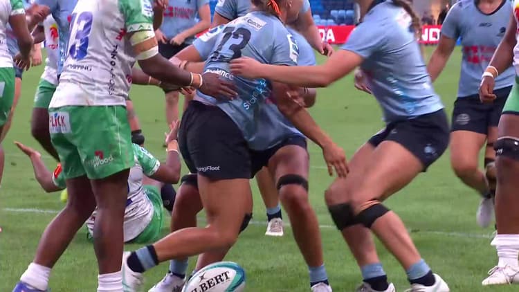 Georgina Friedrichs's Try v Fijiana Drua | SRW 2025