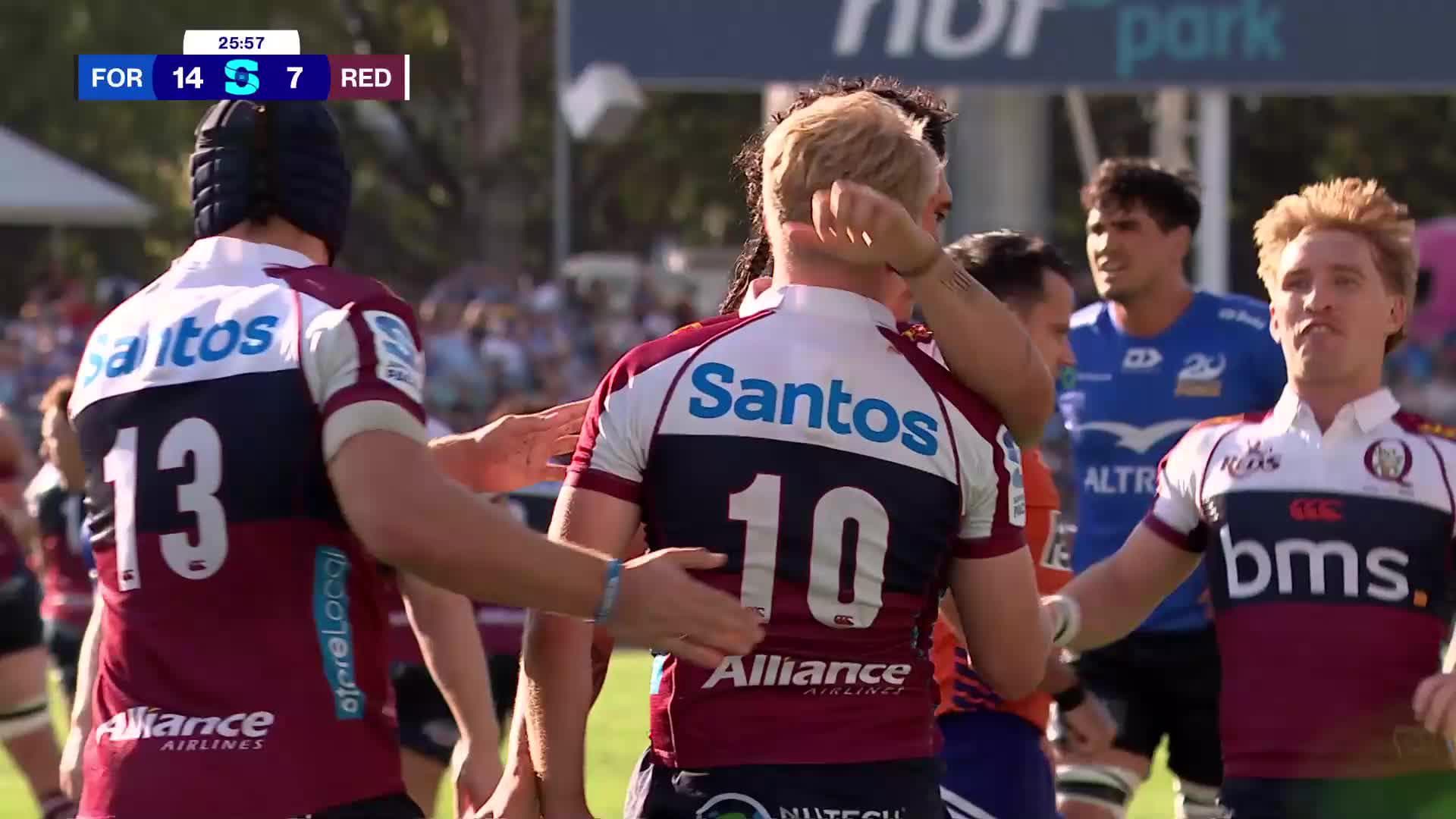 Tom Lynagh Try v Western Force | SRP 2025