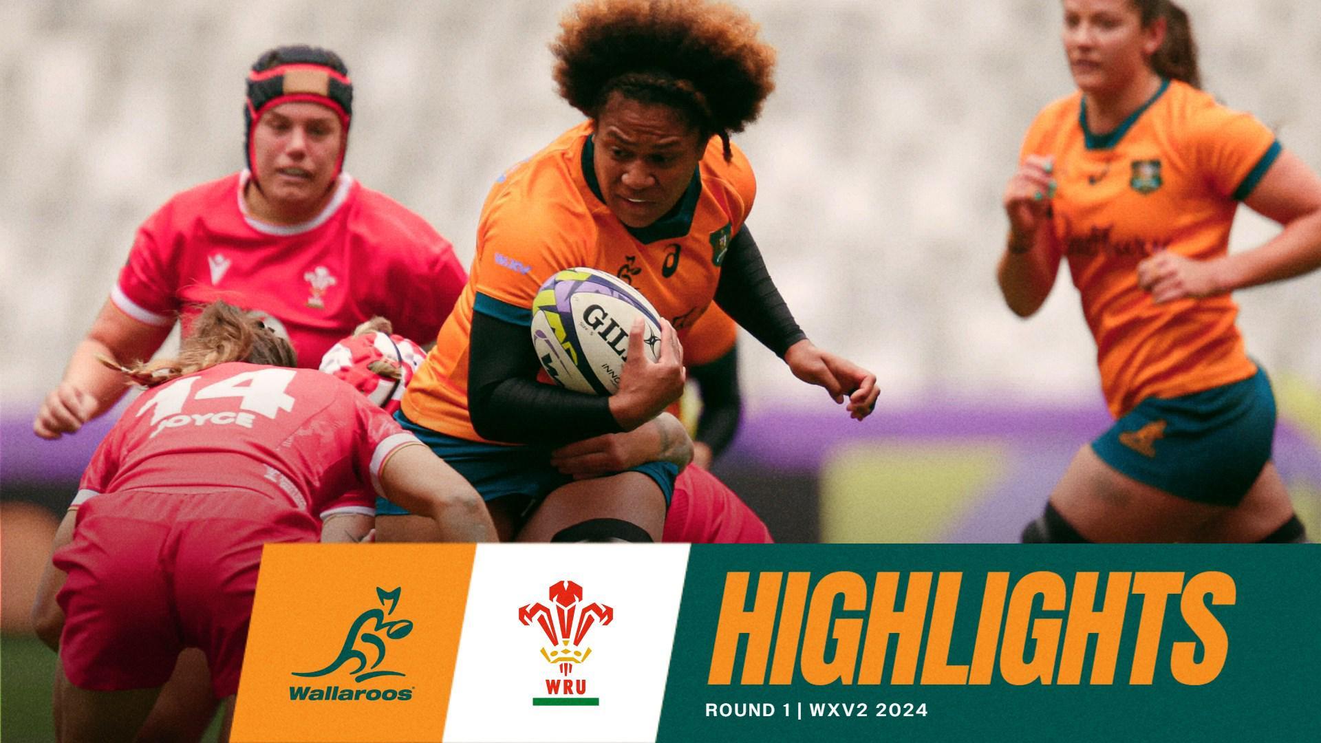 Wallaroos v Wales Highlights | WXV2