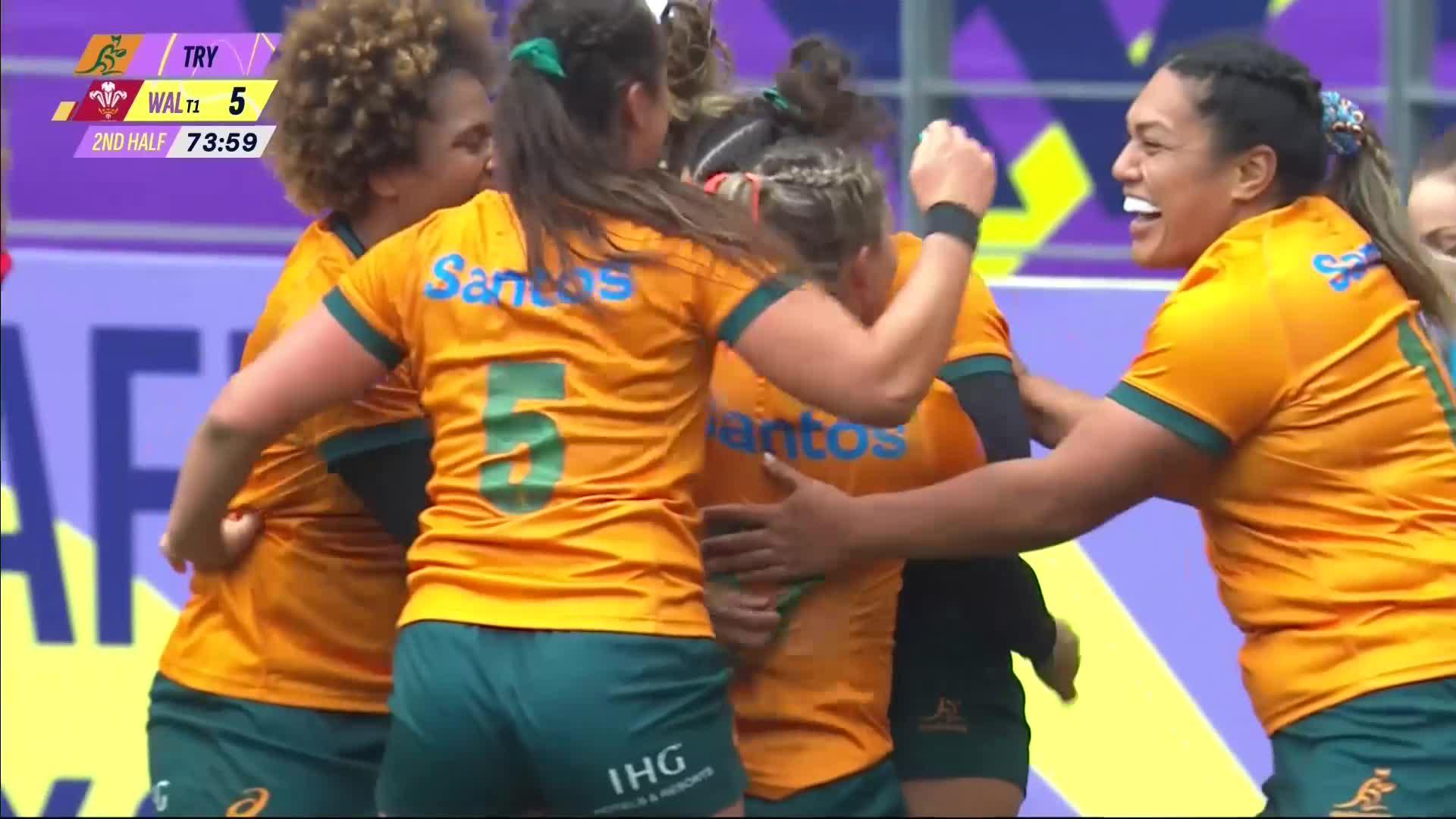 Maya Stewart's performance v Wales Women | Wallaroos 2024