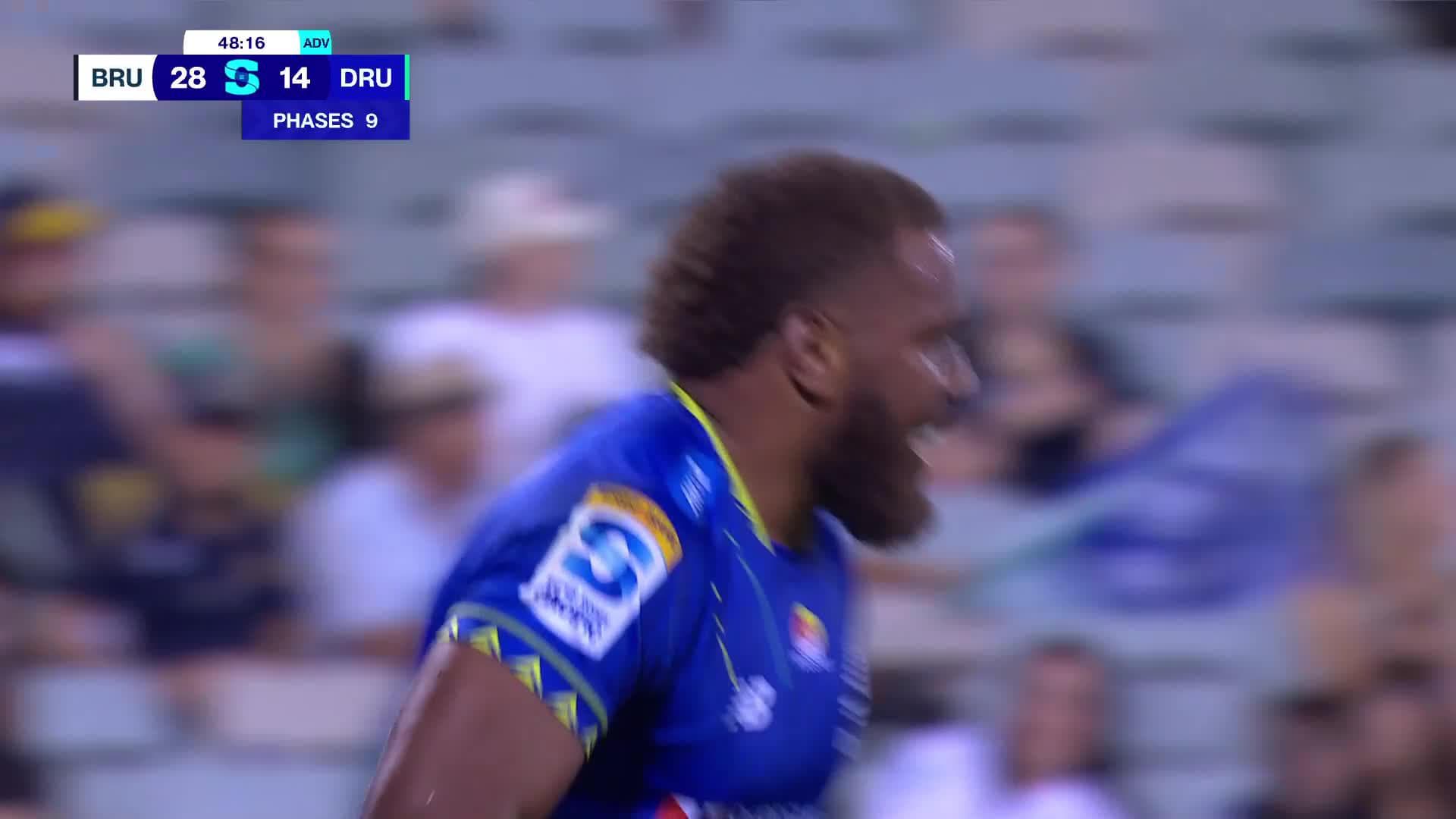 Tevita Ikanivere Try v Brumbies | SRP 2025