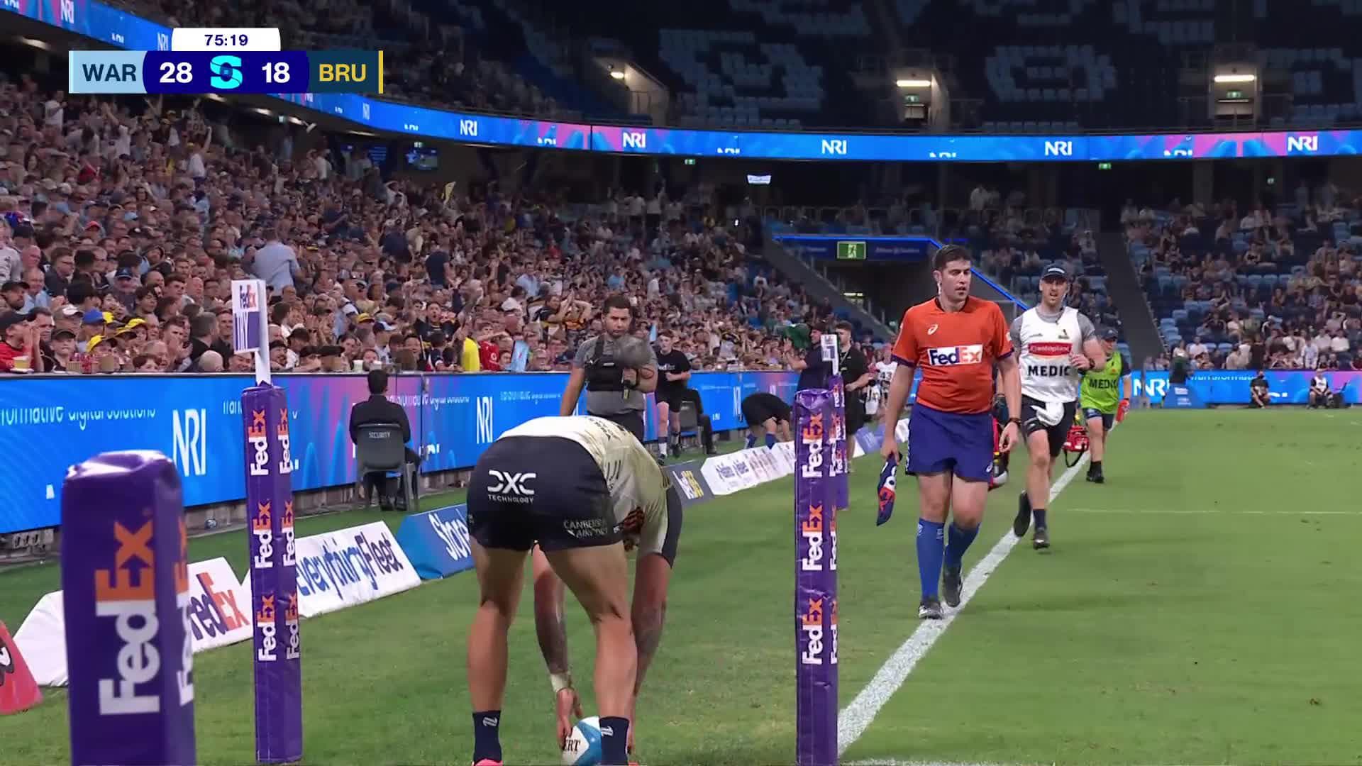 Andy Muirhead Try v NSW Waratahs | SRP 2025