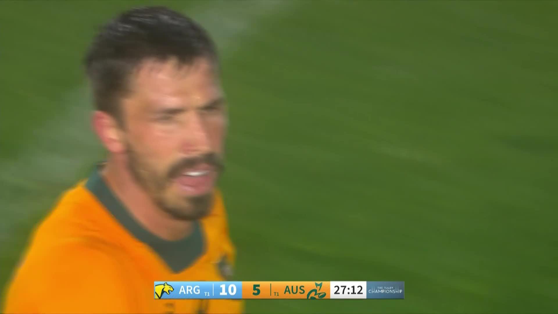 Jake Gordon's Long Try v Argentina | Wallabies 2024