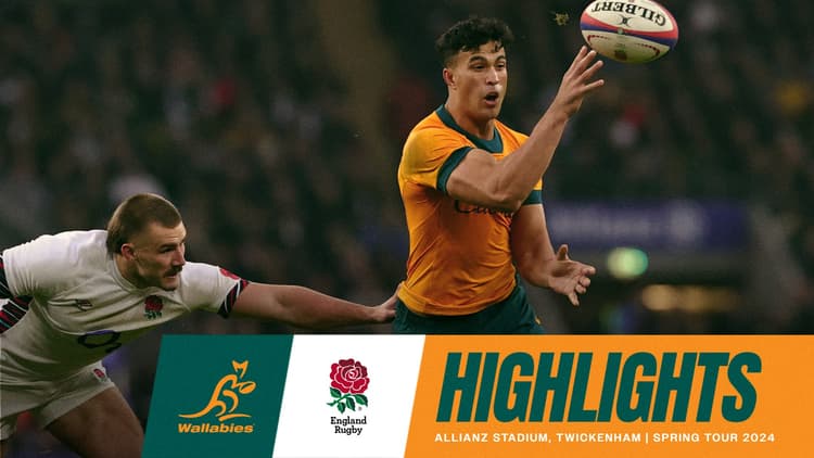 Wallabies v England Highlights | Spring Tour 2024