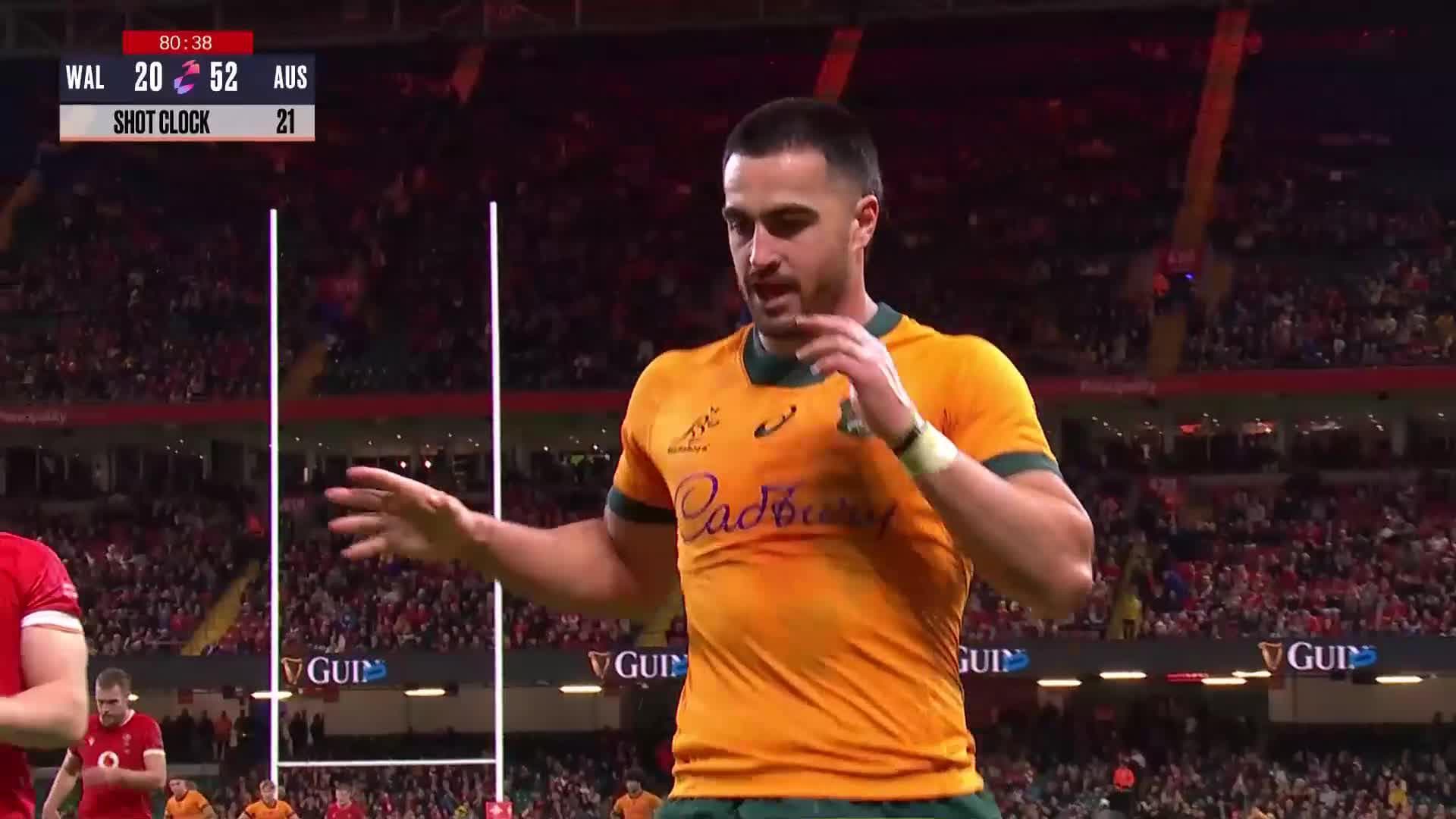 Tom Wright's Highlights v Wales | Wallabies 2024