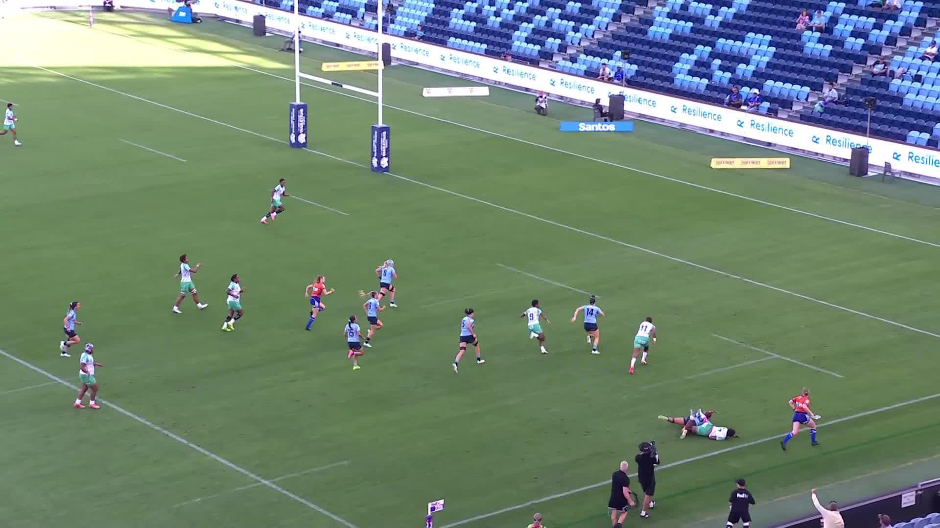 Maya Stewart's Try v Fijiana Drua | SRW 2025