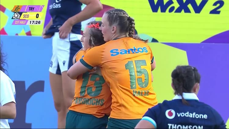 Maya Stewart's Tries v Scotland Women | Wallaroos 2024