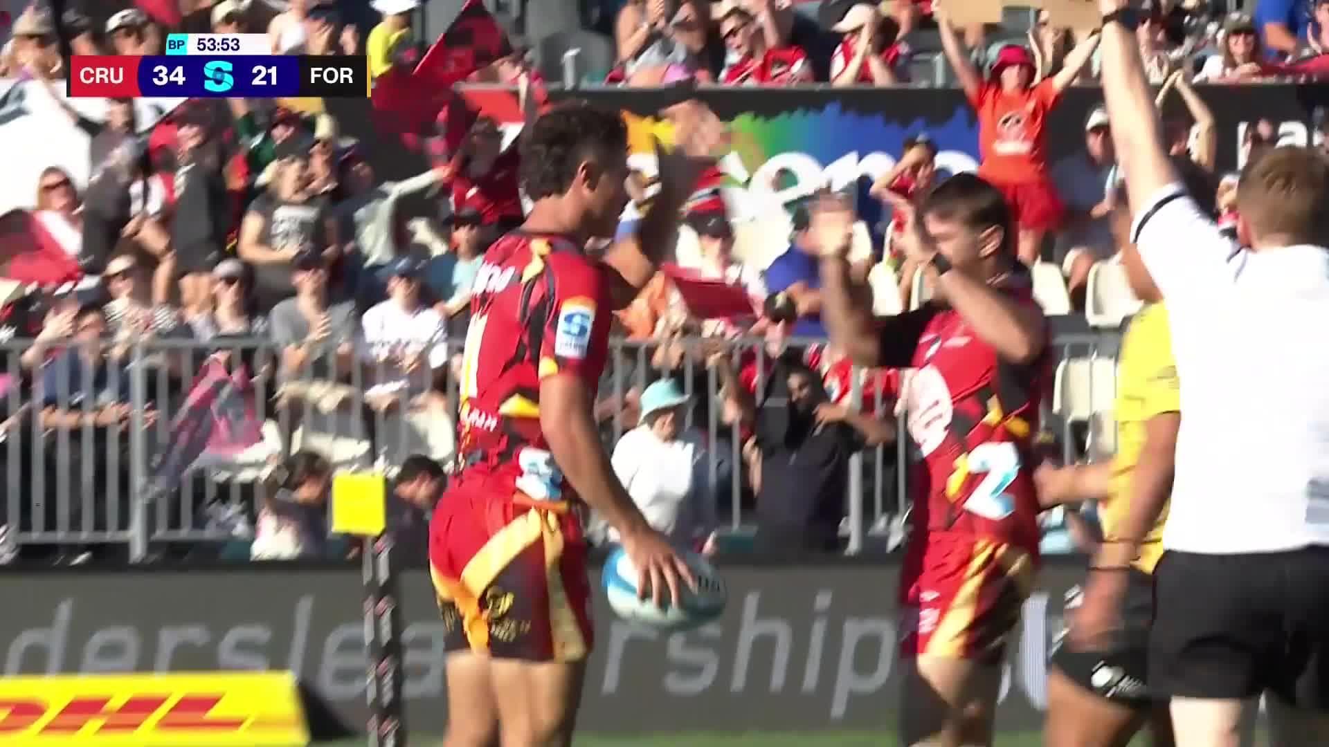 Macca Springer Try v Western Force | SRP 2025