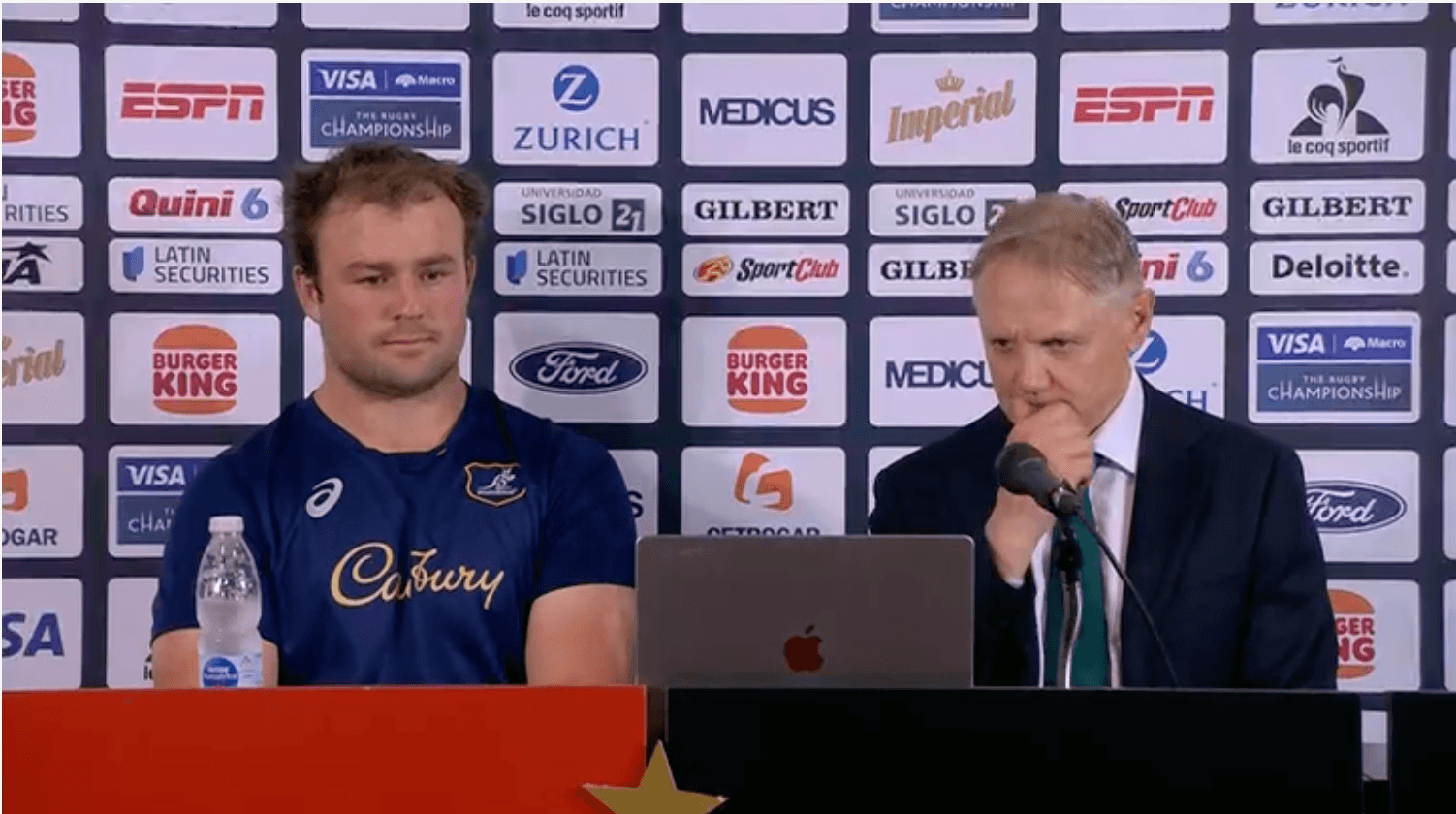 Argentina v Wallabies Press Conference | Joe Schmidt & Harry Wilson