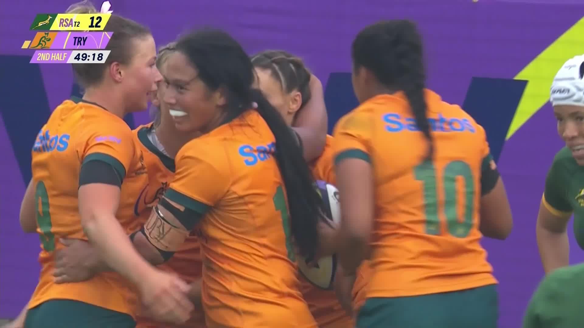 Desiree Miller's Tries v South Africa Women | Wallaroos 2024