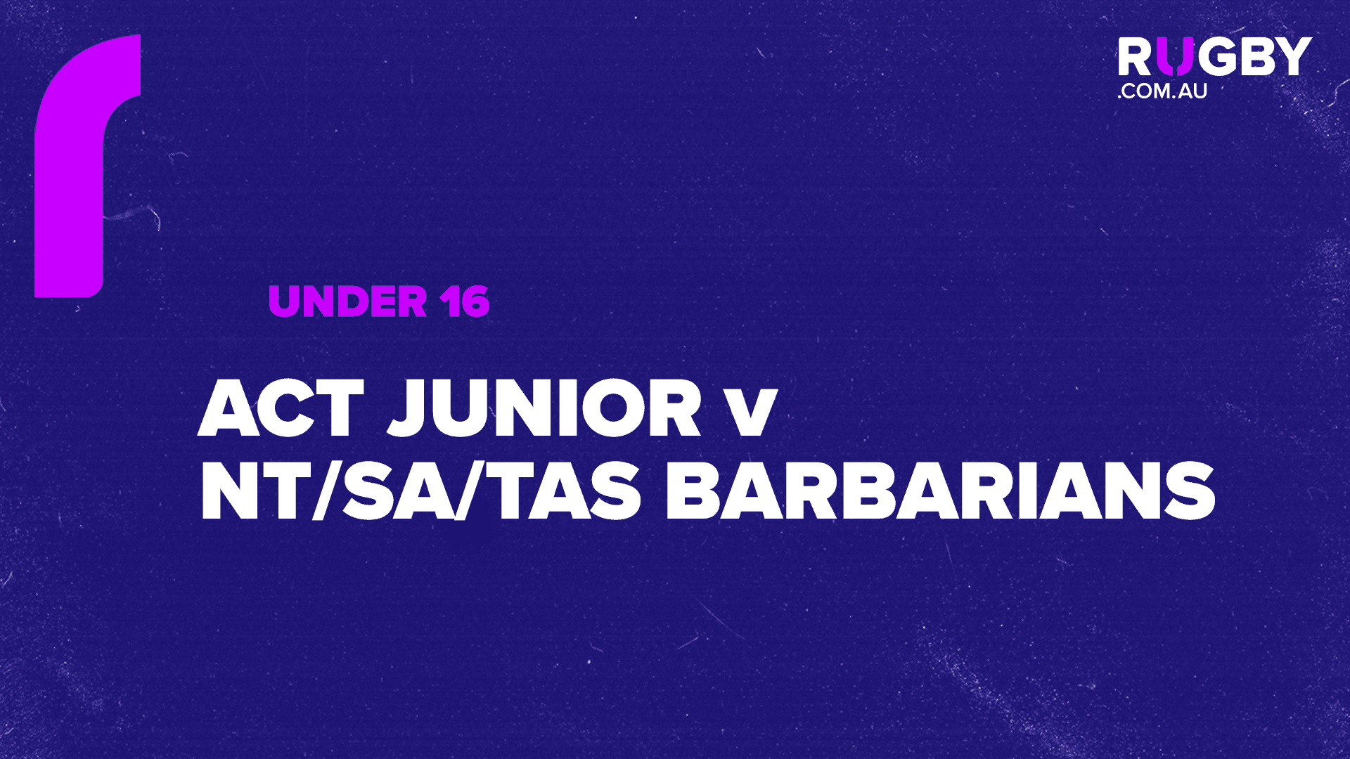 ACTJRU U16 v U16 Barbarians