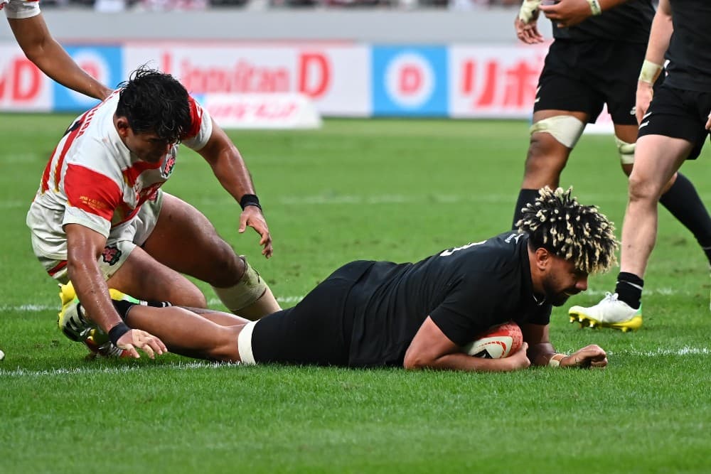 The All Blacks have hung on to defeat Japan. Photo: Getty Images