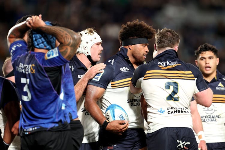The Brumbies fell short to the Blues in Auckland. Photo: Getty Images