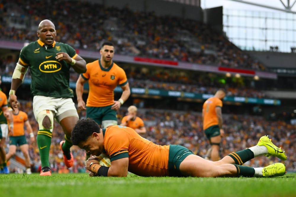 The Wallabies are taking the lessons from their defeat to the Springboks. Photo: Getty Images