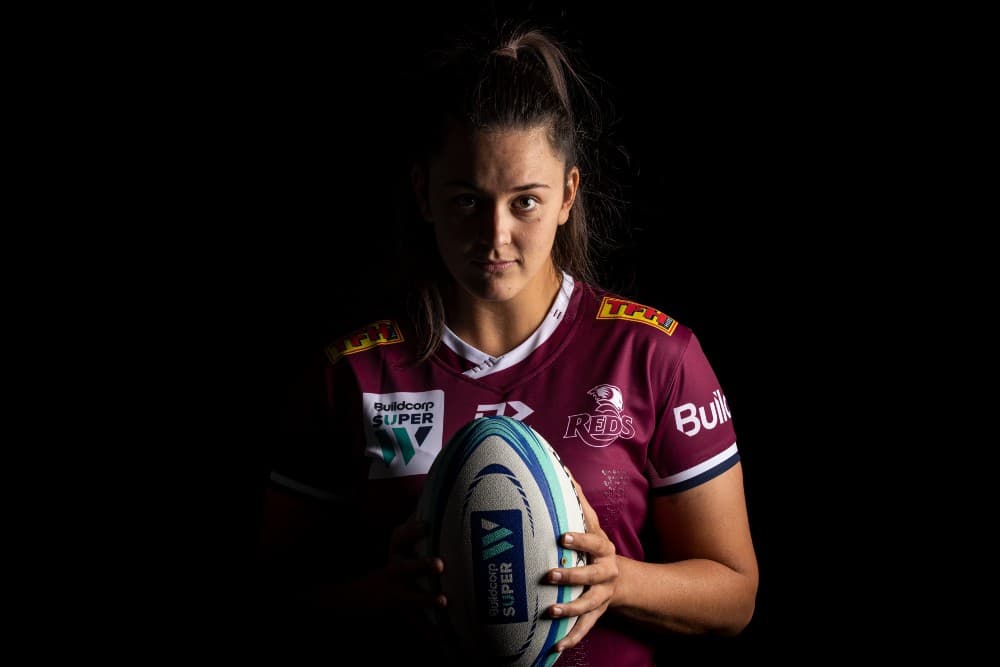 Annabelle Codey is preparing for her Queensland debut at lock. Photo: QRU/Brenden Hertel 