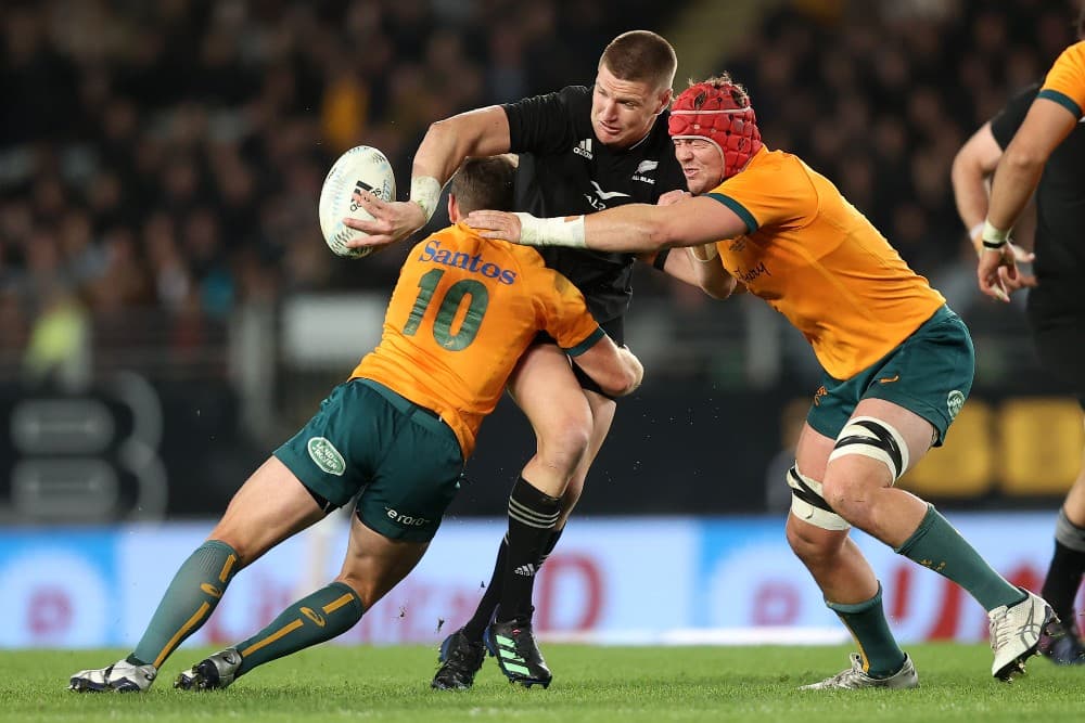 The All Blacks will be without star centre Jordie Barrett for their Rugby World Cup opener against France. Photo: Getty Images