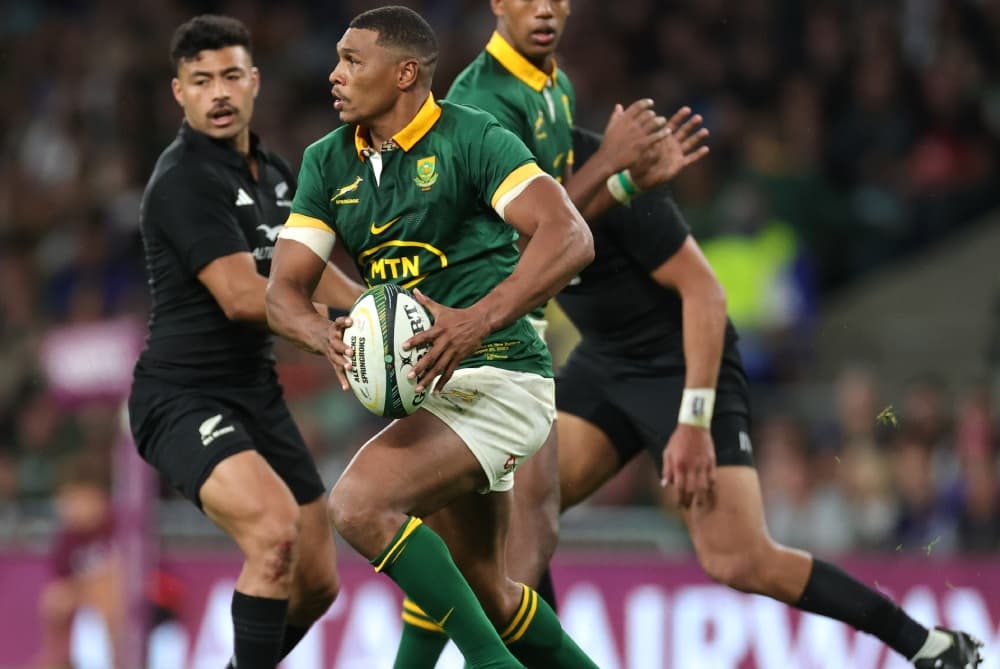 South Africa have selected Damian Willemse at fullback. Photo: Getty Images