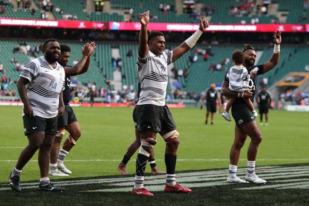 Fiji reflect on their historic win over England. Photo: Getty Images