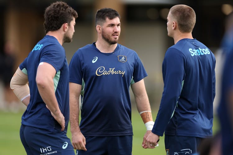 Liam Wright steps up to lead the Wallabies against Wales. Photo: Getty Images