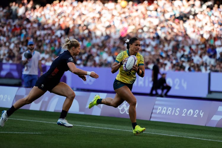 The Aussies are back in action in Paris at the Rugby Sevens. Photo: World Rugby