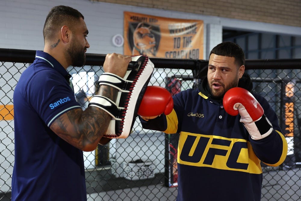 Lukhan Salakaia-Loto and the Wallabies has picked the brains of some UFC superstars. Photo: Getty Images