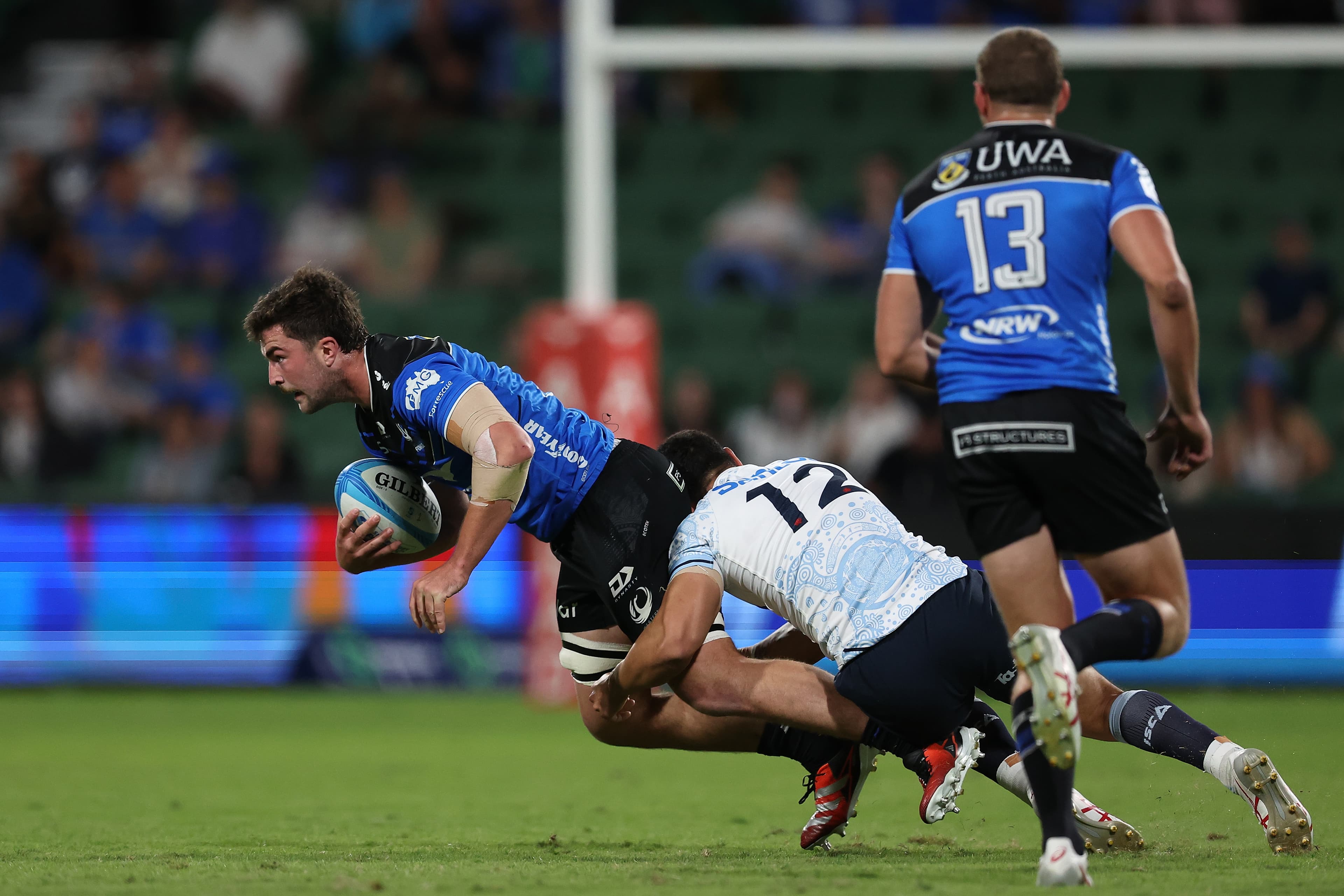 Western Force v NSW Waratahs in action during Round 13 of Super Rugby Pacific. Picture: Getty