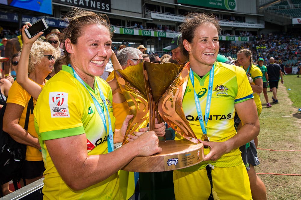 Australia's women's sevens team have received a boost with two gold medalists re-signing. Photo: RUGBY.com.au