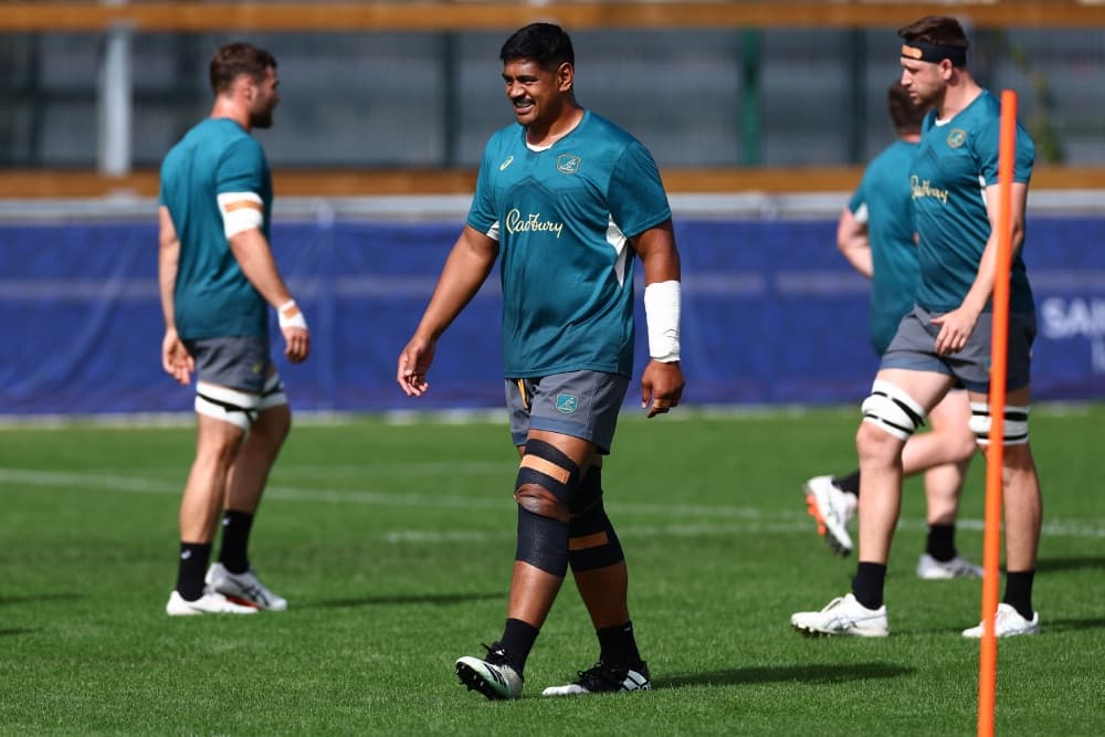 Will Skelton leads one of the biggest Wallabies packs in history. Photo: Getty Images