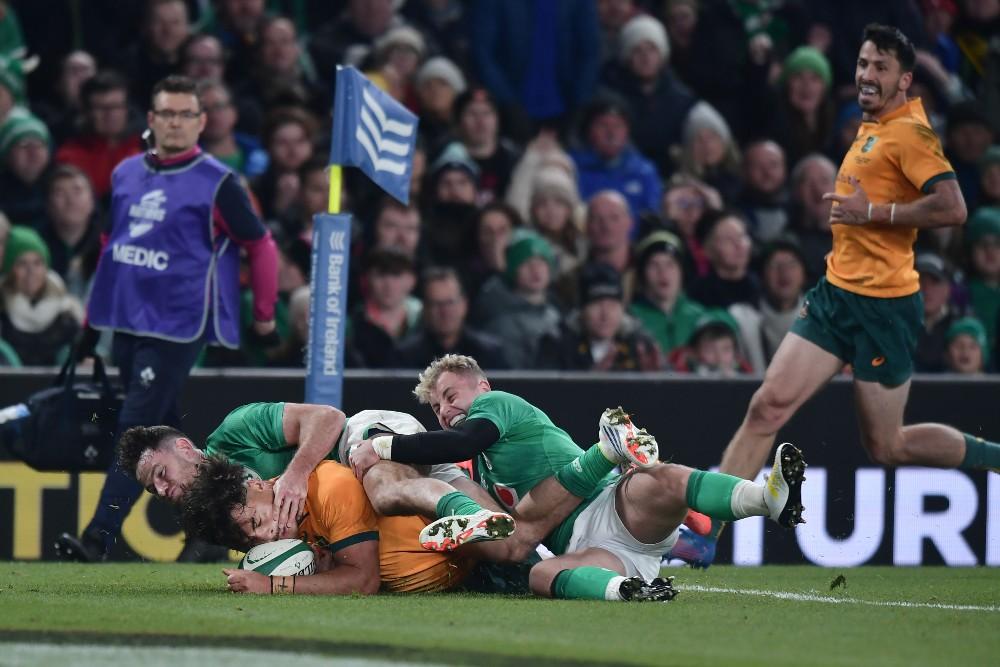 The Wallabies went close but couldn't find a way to defeat Ireland. Photo: Getty Images