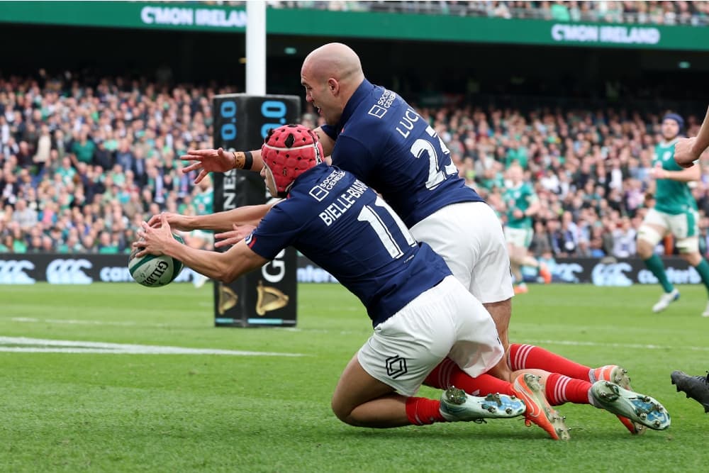 France defied an injury to Antoine Dupont to thump Ireland. Photo: Getty Images