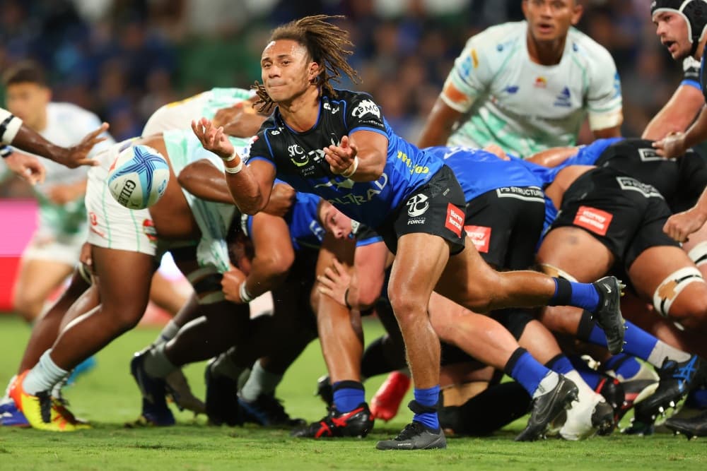 The Force rolled past the Drua for a crucial bonus-point win. Photo: Getty Images