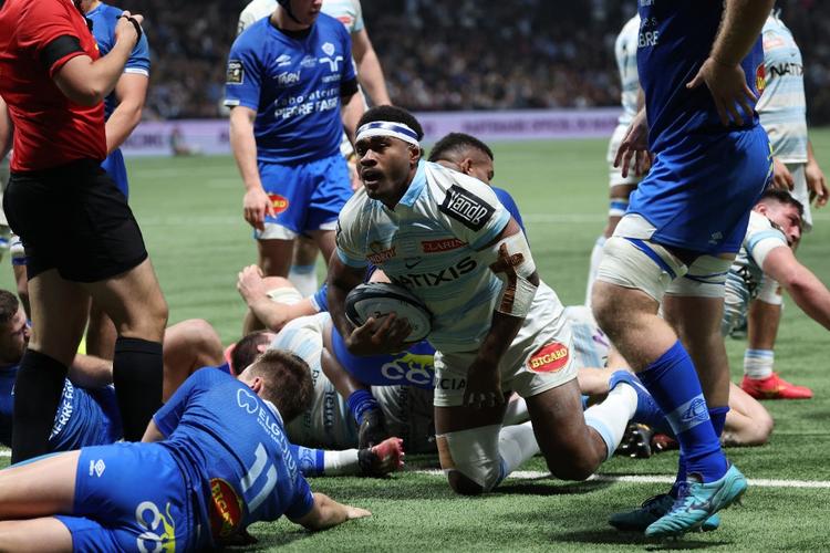 Fijian rugby international Vinaya Habosi, currently playing for French Top 14 team Racing 92, was arrested on Sunday. Photo: AFP